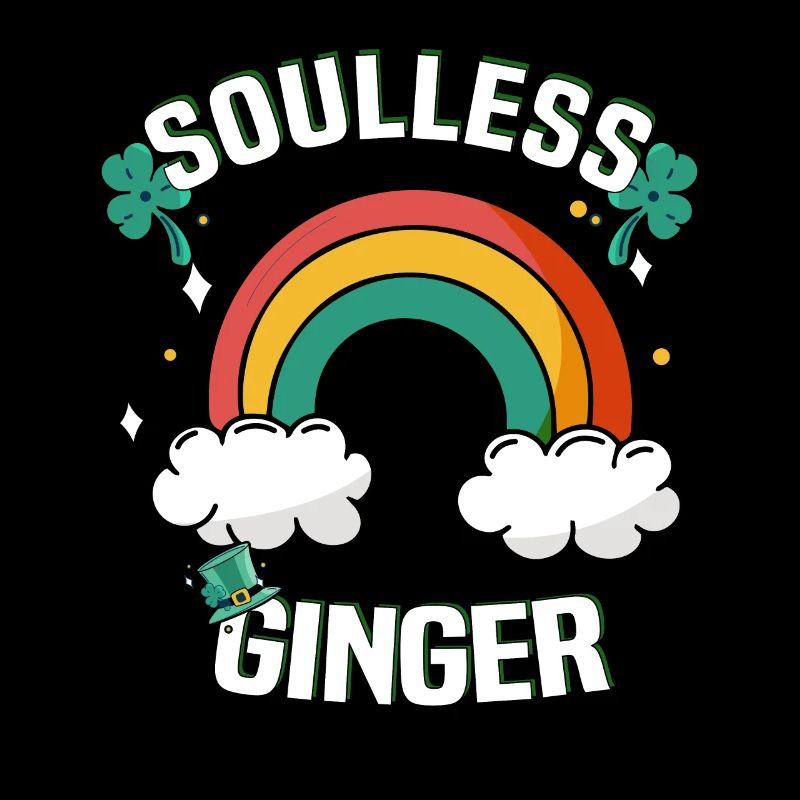 Rousse rousse du jour de la Saint-Patrick sans âme