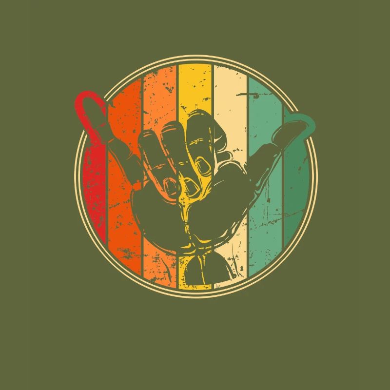 Surf shaka, conception de surf
