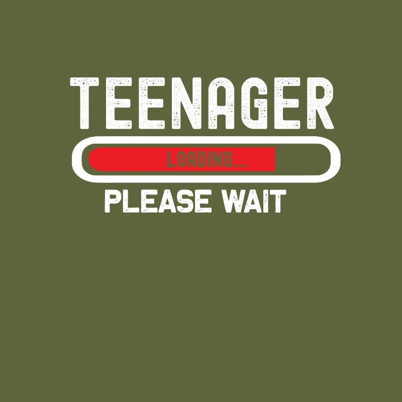 Teenager loading, please wait