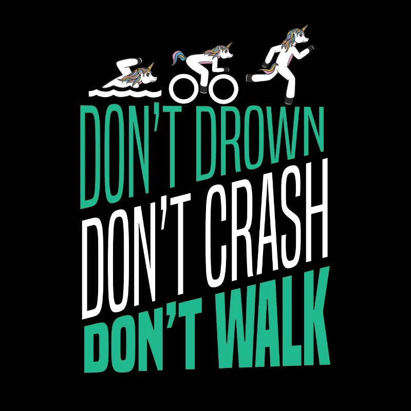 Triathlon motif for triathletes