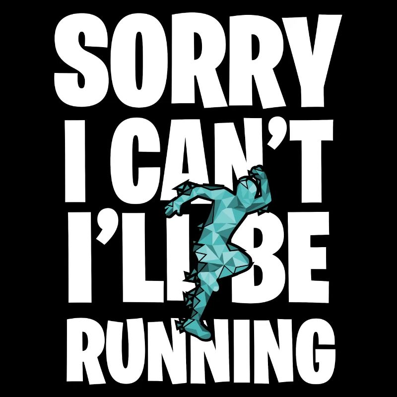 Marathon motif for runners & joggers
