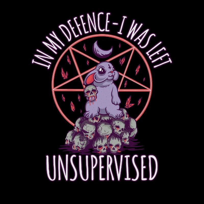 Funny hell cute pentagram goth grunge