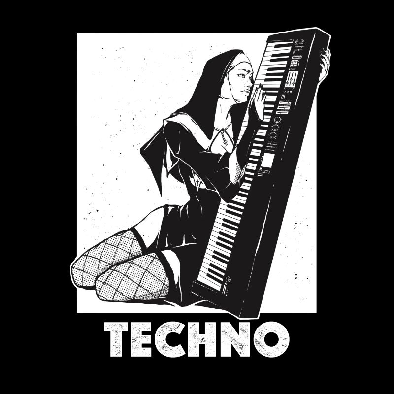 Techno Nun House DJ Breakcore Cybergrind