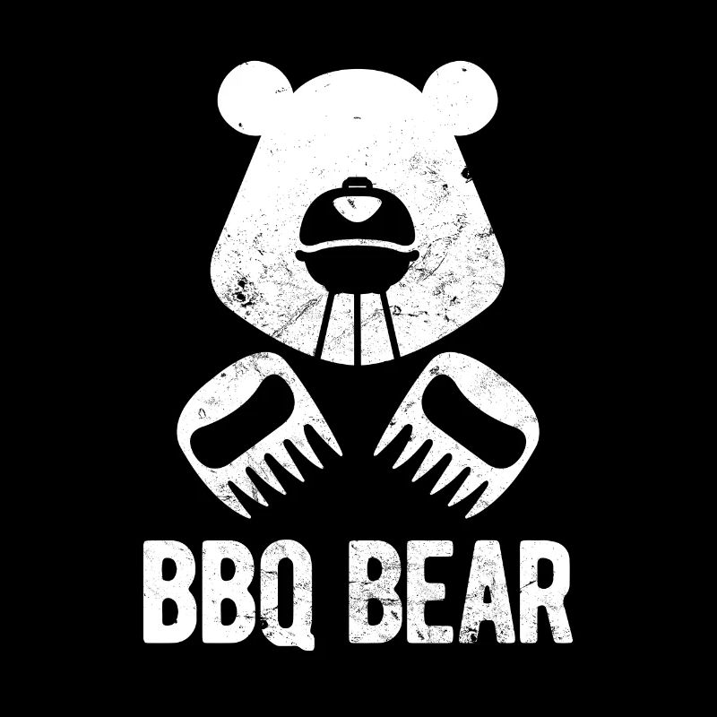 Clever Culinary Bear Grilling Design BBQ