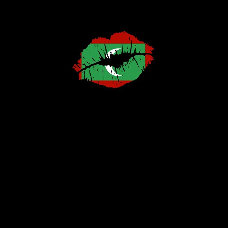 Maldives Flag Country Native Ancestry Pride Womens