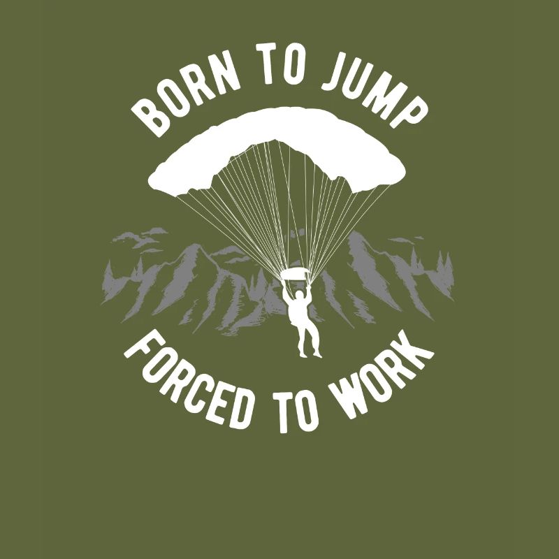 Design créatif pour le parachutisme pour les
