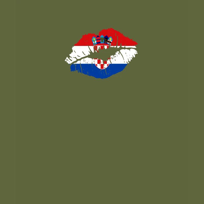 Croatia Flag Country Native Ancestry Croatian