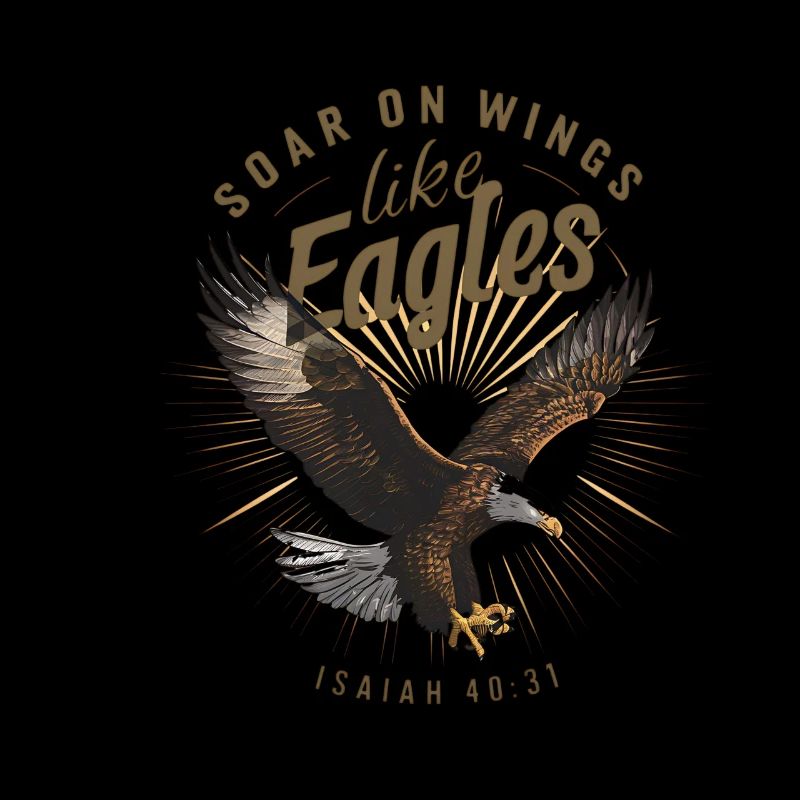 Isaiah 40:31 Eagle Design