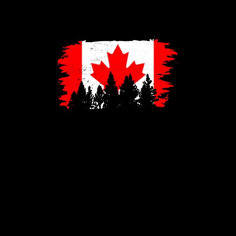 Mountain Nature Canada Drapeau du Canada Cadeau canadien