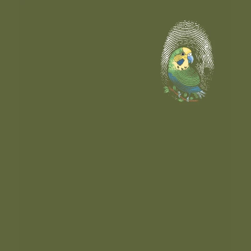 Perruche empreinte digitale Perruche créative