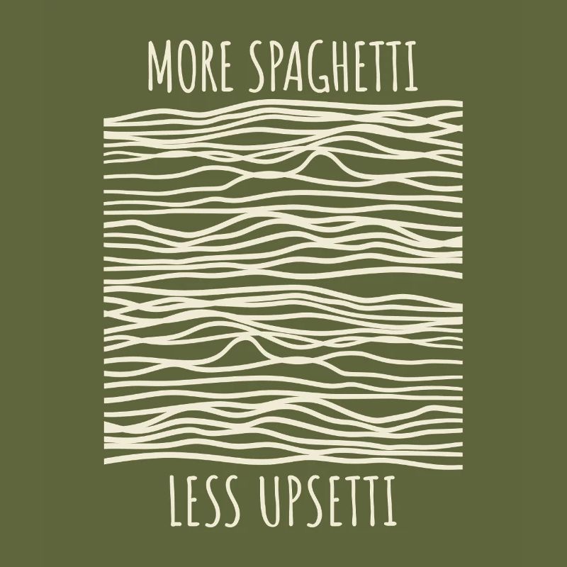 Pâtes drôles Plus de spaghettis moins d’upsetti