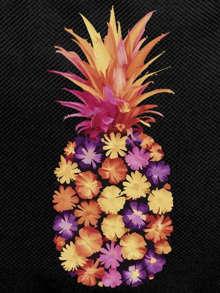 Pineapple tropical hawaiian fruit