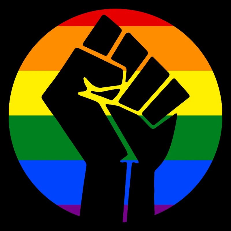 Rainbow Fist Circle