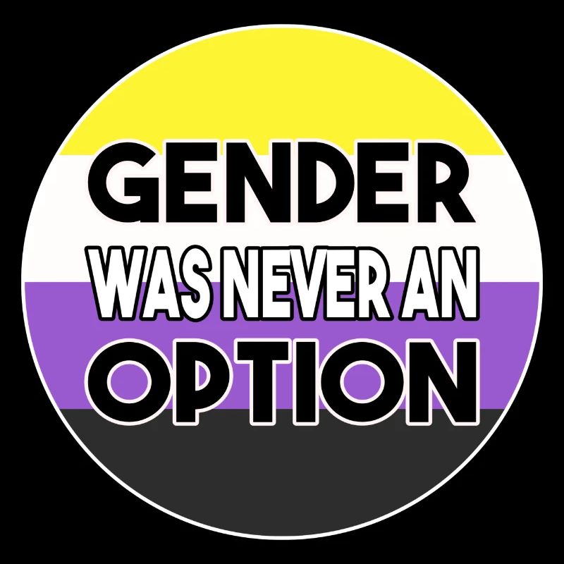 Non-binary nonbinary gender nonbinary saying