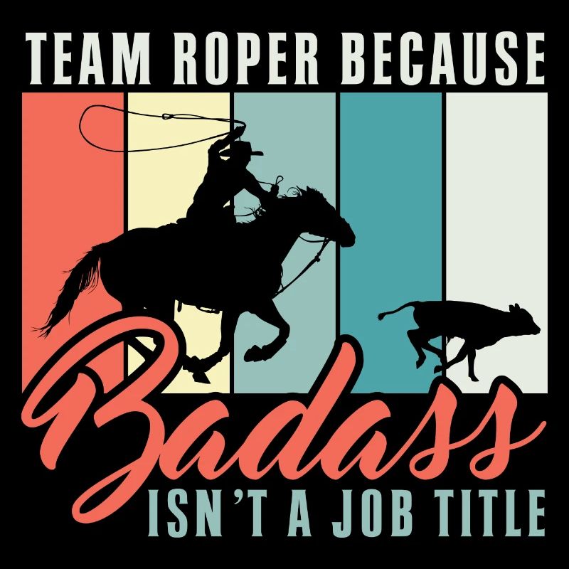 Team Roping Design for Team Roper Funny Cowboy