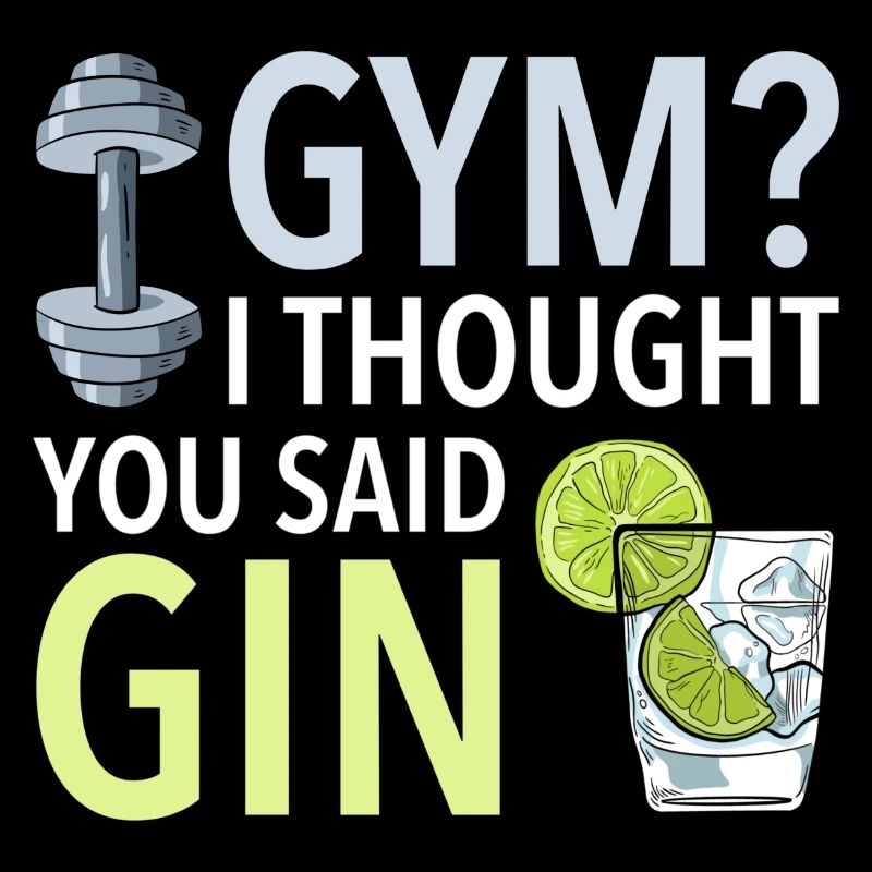 Gin Gym Cocktail Geschenk