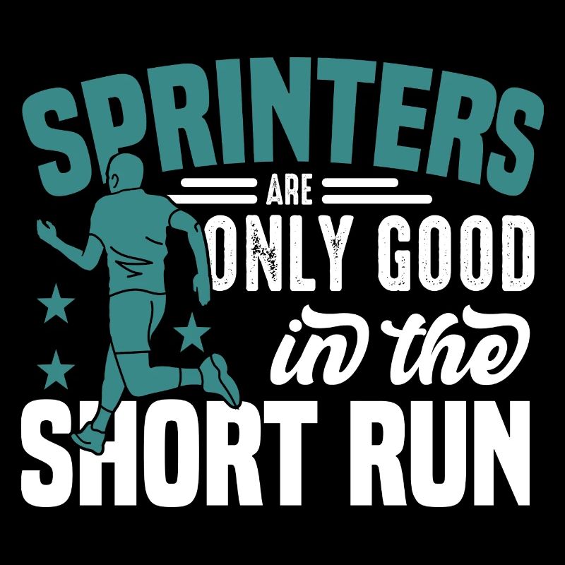 Marathon motif for runners & joggers