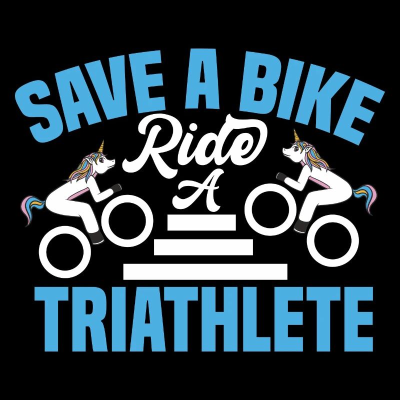 Triathlon motif for triathletes
