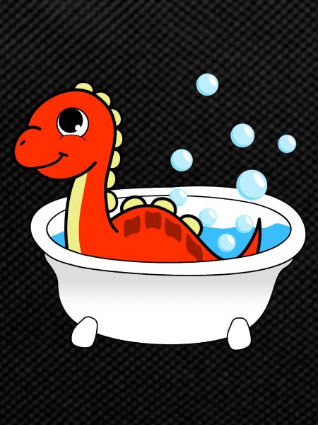 Bathtubs Dinosaur