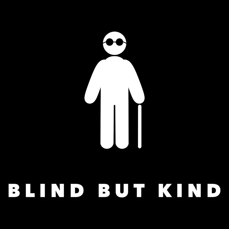 Blinder Blind Sehbehindert Witzig Geschenk