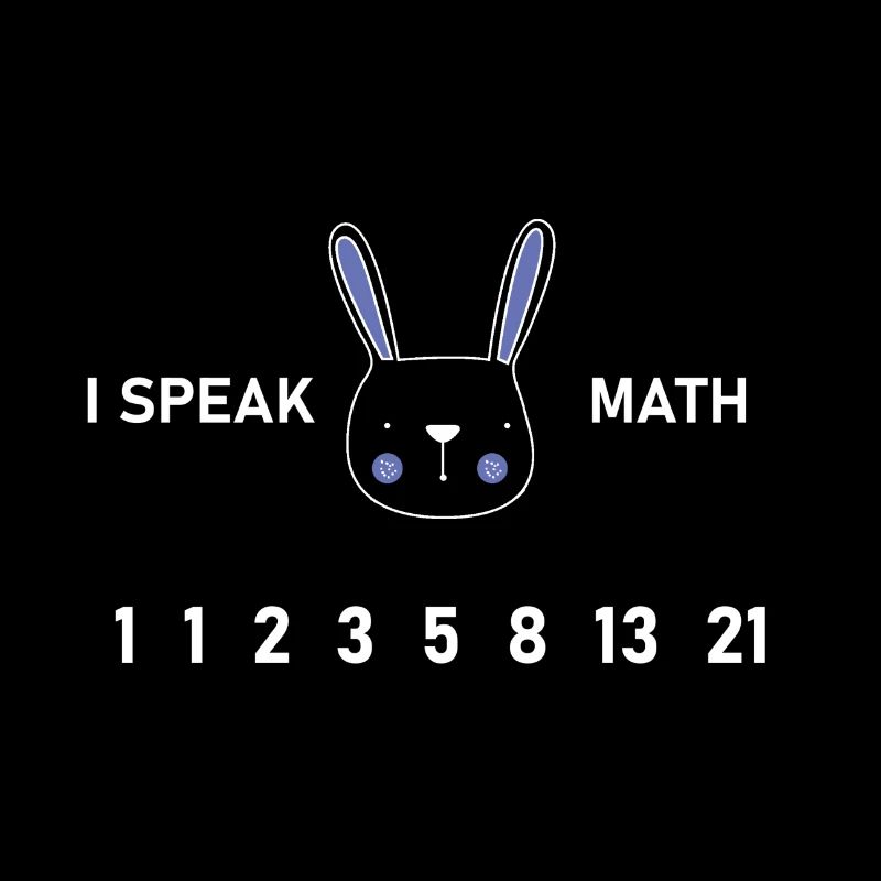 Ich spreche Mathe Fibonacci Hase