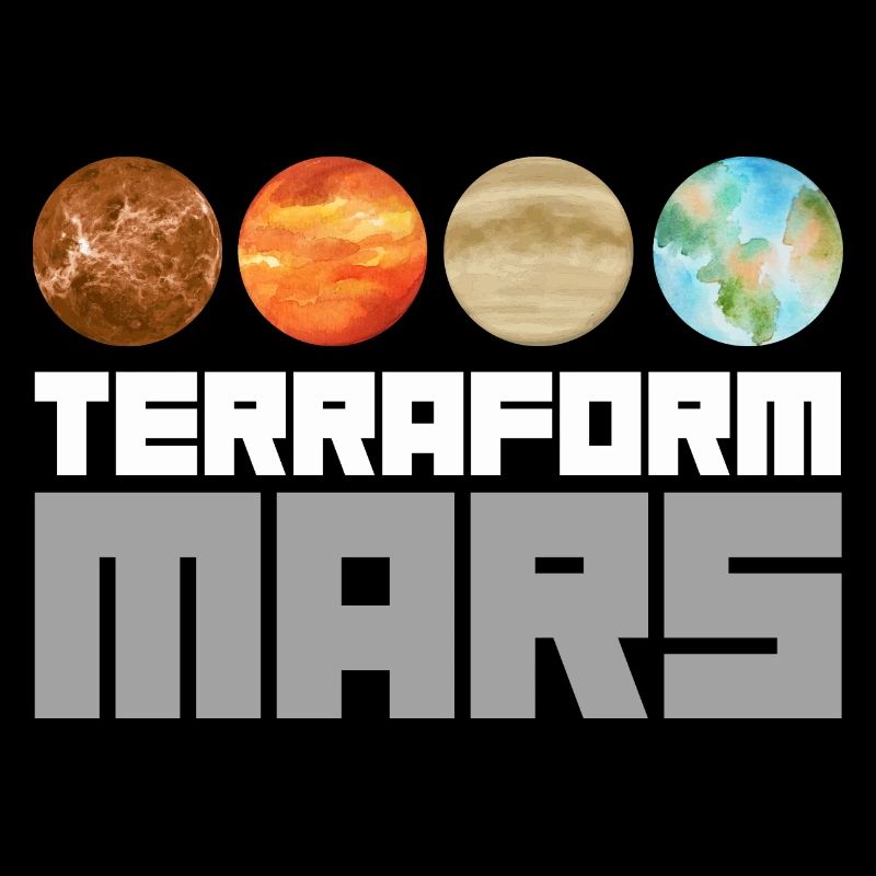Occupy Mars Terraforming Retro Aeronautics Space