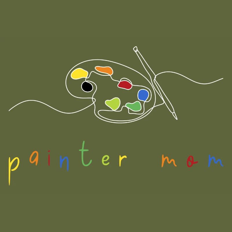 Maler Handwerker Beruf Spruch Geschenk