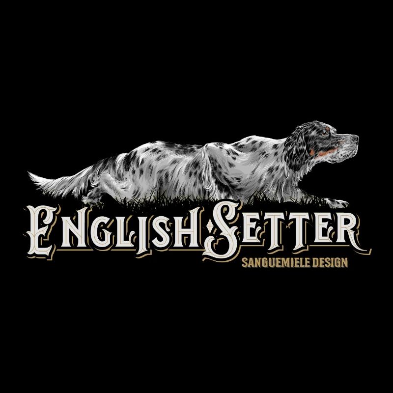Englisch Setter kriechen