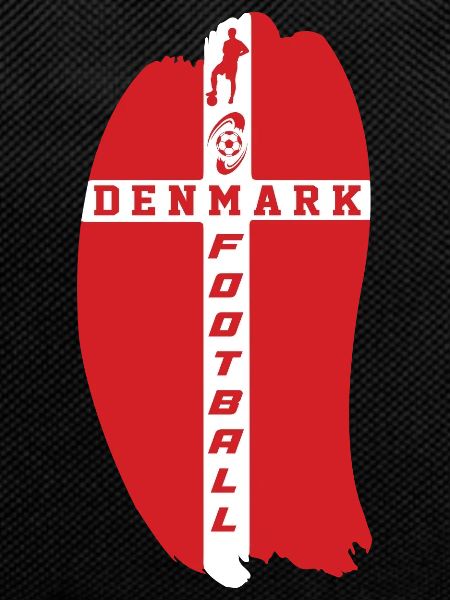 Denmark Map Football Flag Championship
