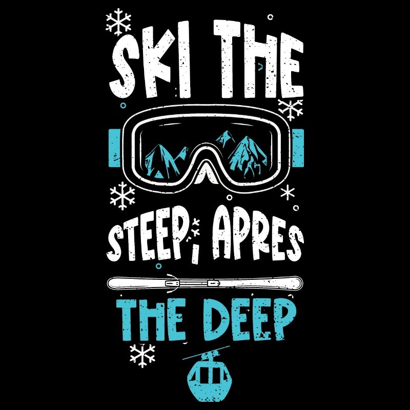 Skiez le steep, après le profond