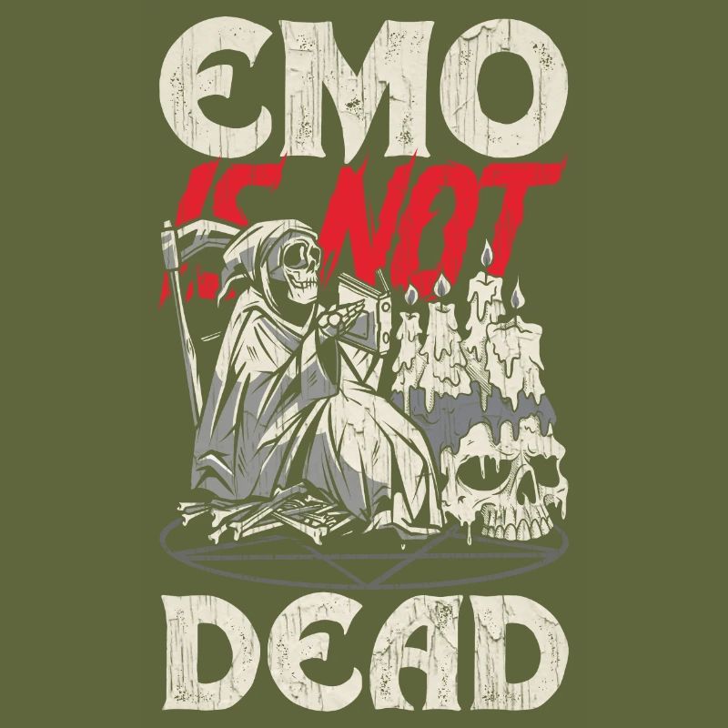 Emoticon Emo n’est pas mort Esthétique Emocore