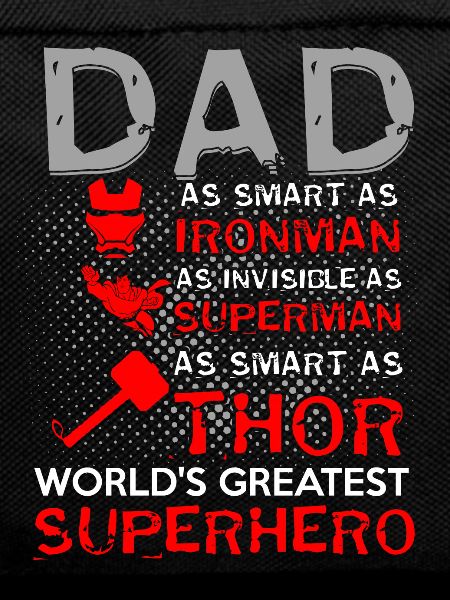 DAD SUPER HERO Design