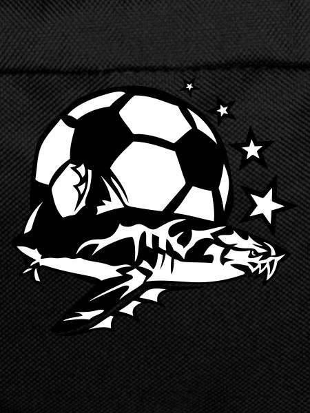 soccer shark logo design club