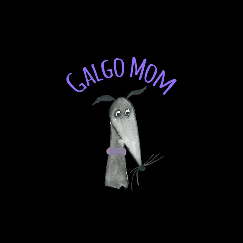 Galgo Mom black Galgo