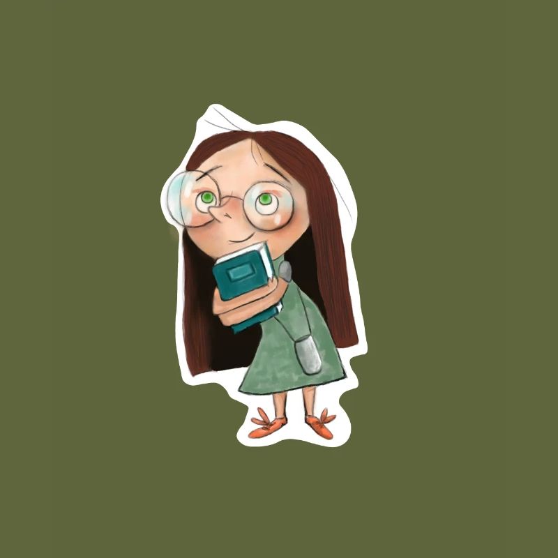 Buch, Bücher, kleines Mädchen mit einem Buch