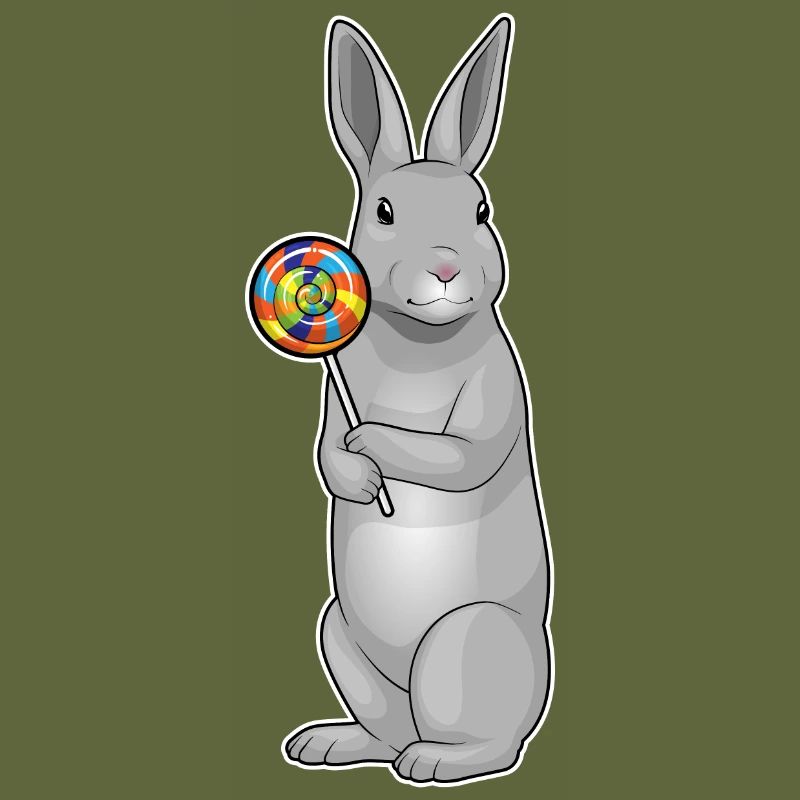 Rabbit lollipop