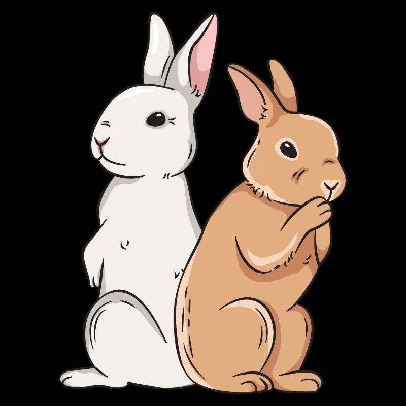 Conception de lapin mignon pour les propriétaires de lapins