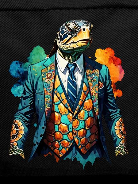 Turtle in a suit