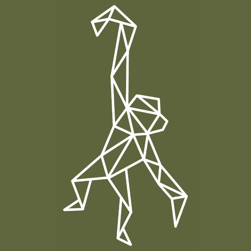 Monkey Geometric Line