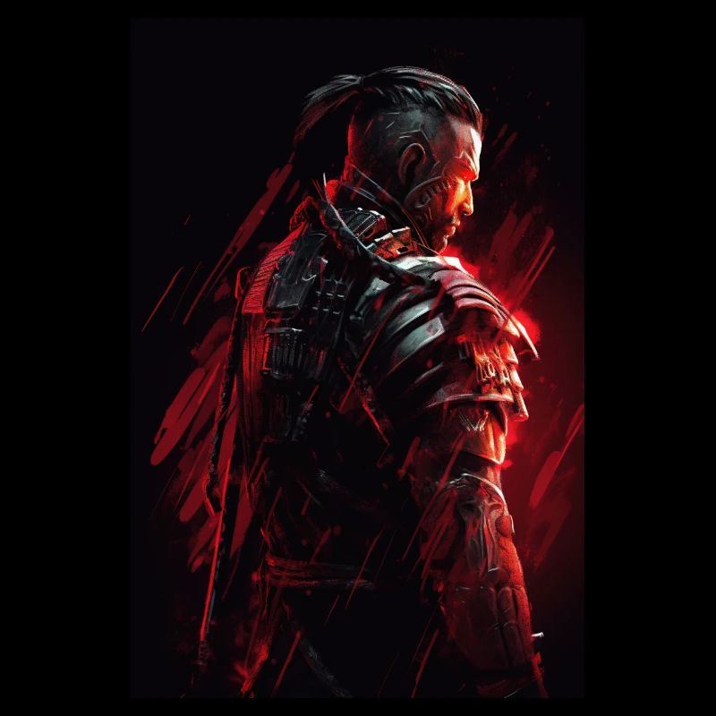 Neon Cyber Warrior #9