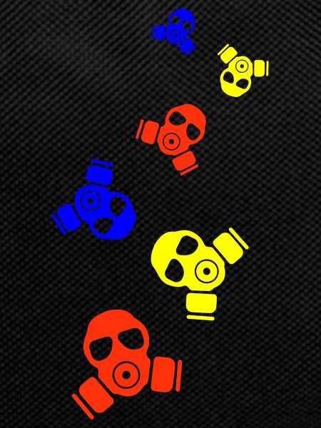 Gas mask symbol