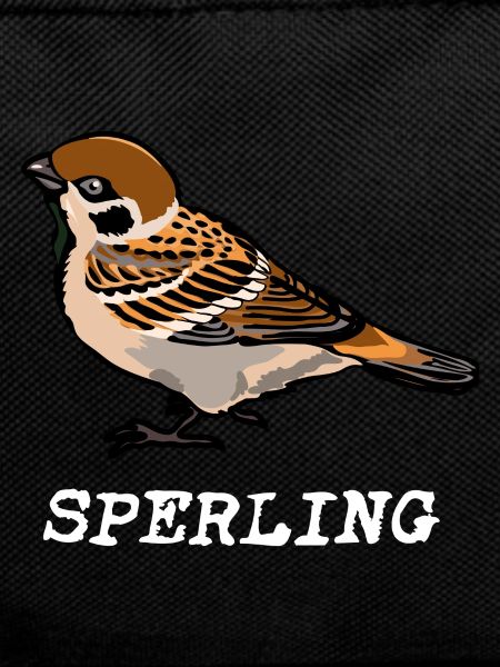 Sperling mit Name hell