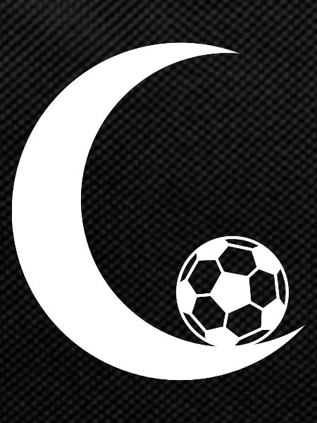 Crescent Moon - Football -