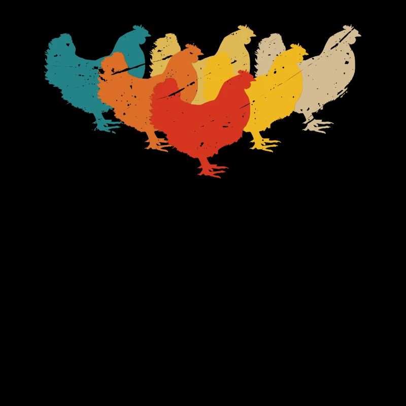 Poulets rétro