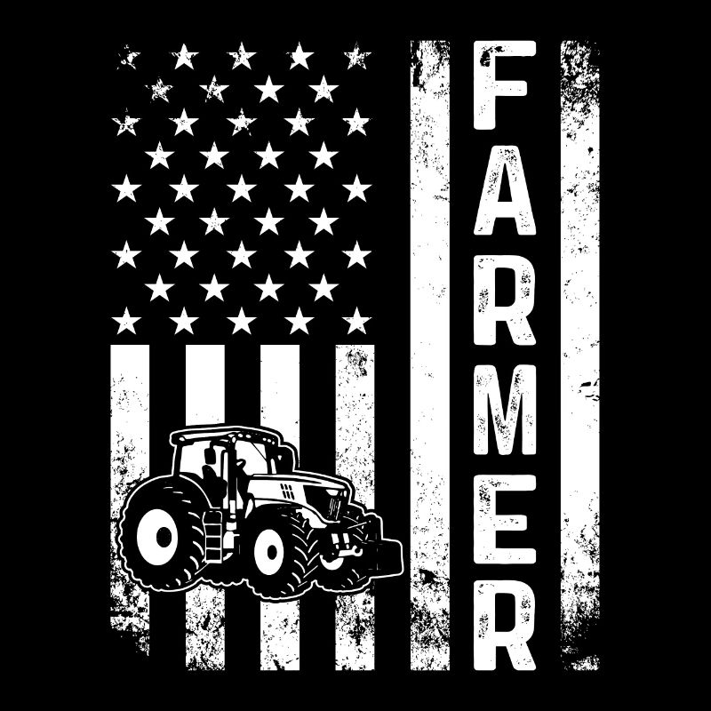 USA Flag Tractor 2 -