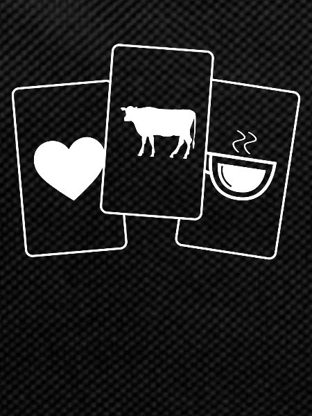 Heart - Coffee - Cow -