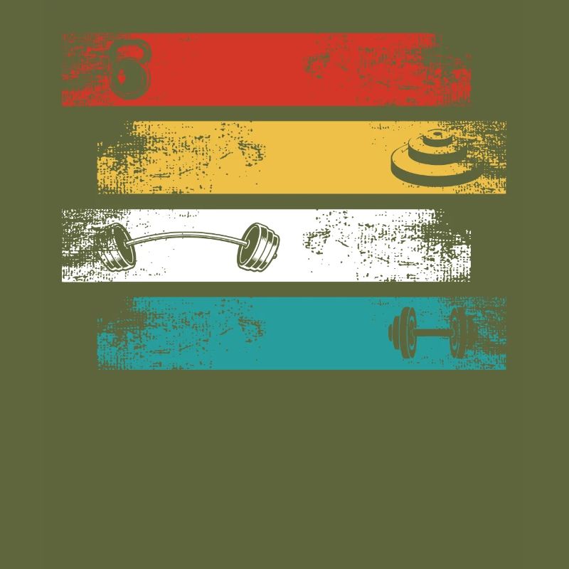 Retro Rectangle Gym -