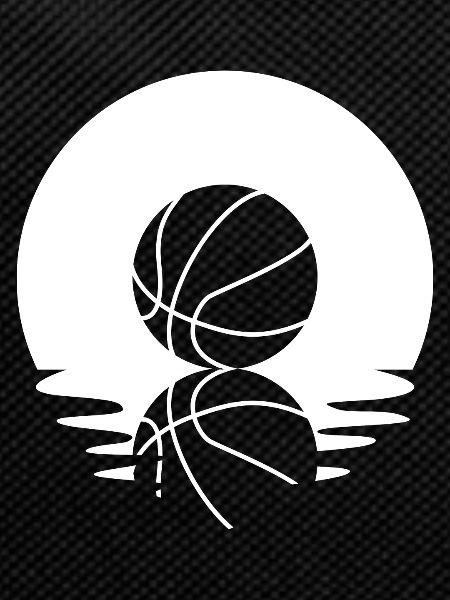 Kreis und Reflexion - Basketball -