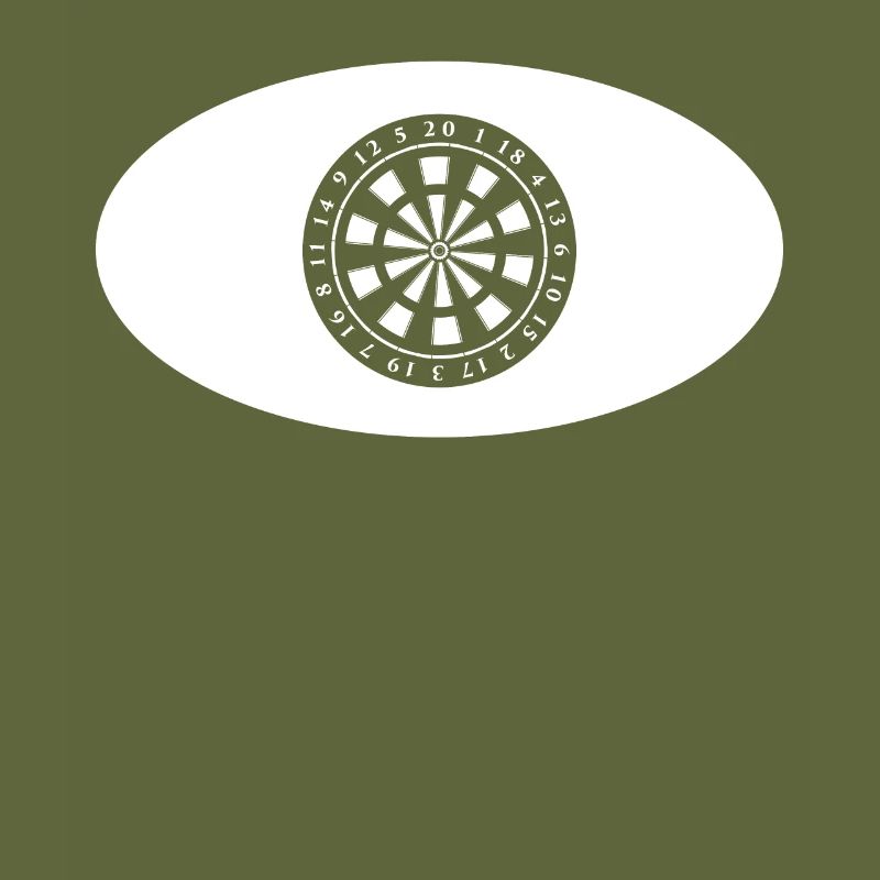 Halbkreis - Dartscheibe -