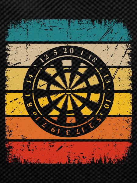 Retro Rectangle - Dartboard -